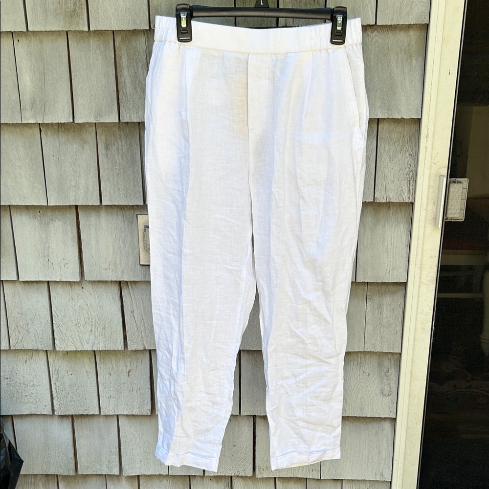 White Linen Women’s Pants